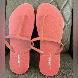 OLD NAVY T-STRAP FLIP-FLOPS Sz 10 SH05